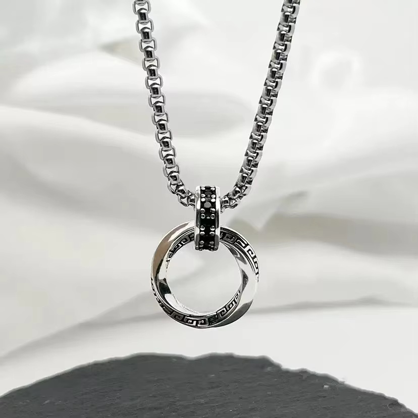 925 Sterling Silver Chain Necklace Men - Новое ожерелье из серебра 925 пробы,
