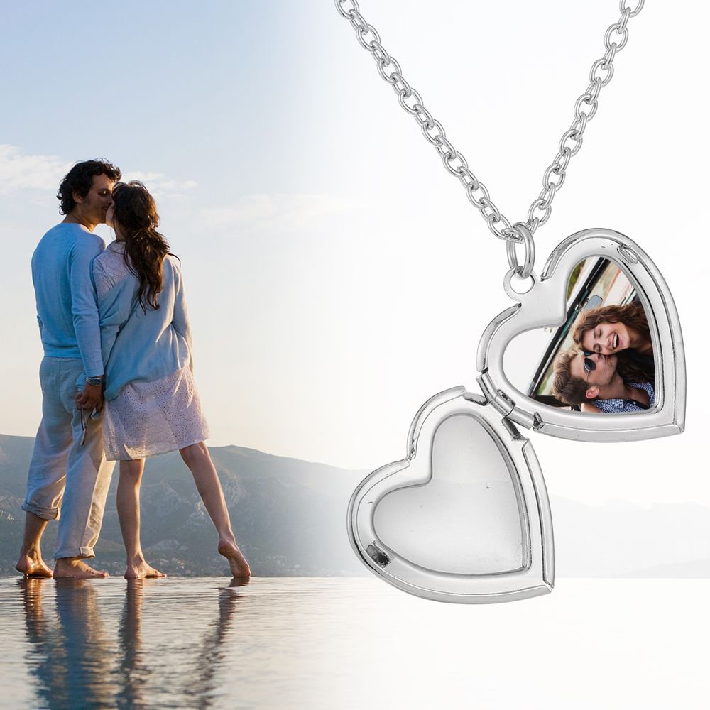 Heart Locket Necklace Photo - Ювелирная цепочка Lover Fashion Friend Forever