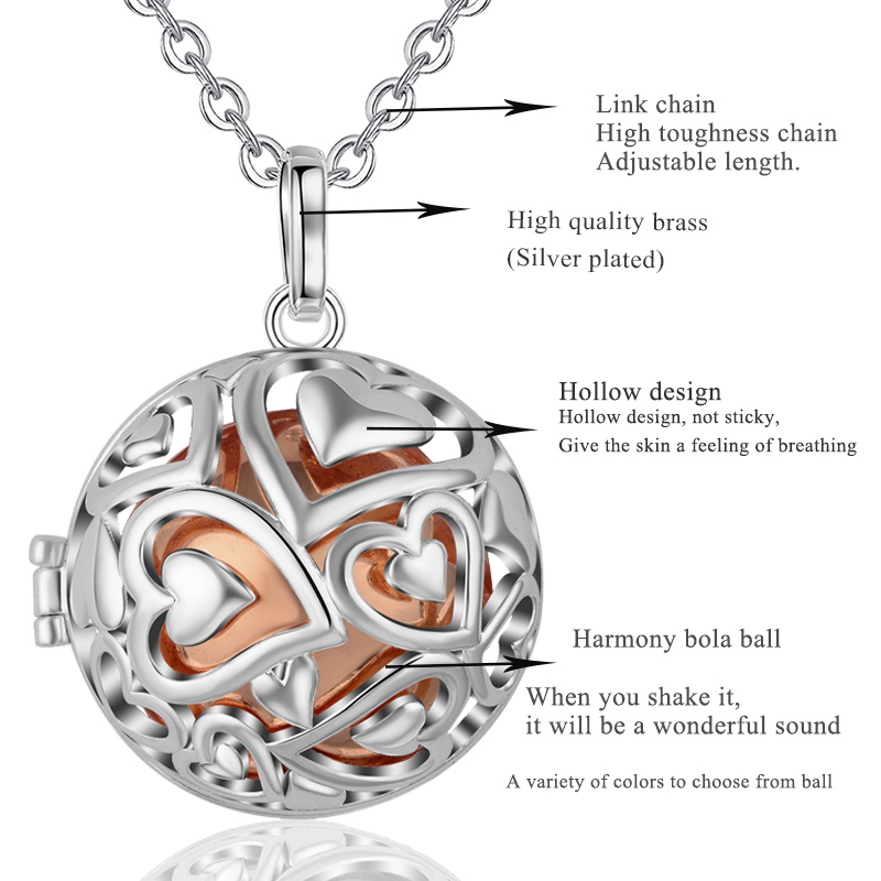 Eudora 20 мм гармонический шар – обзор и цена Heart Locket Necklace Photo