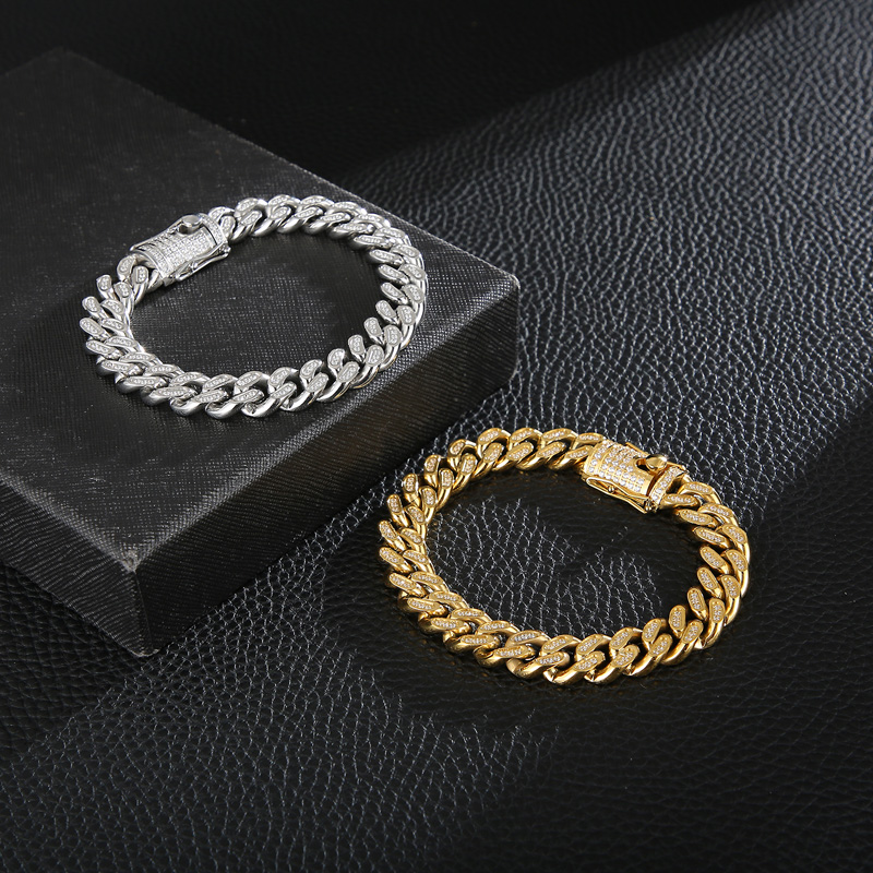 KALEN 12 мм браслет-цепочка со – обзор и цена Cuban Link Chain 12Mm