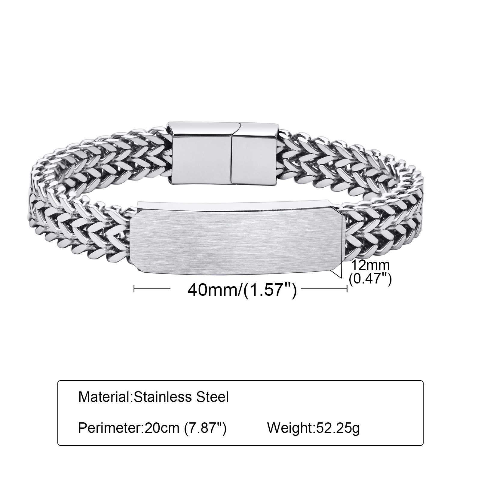 Бесплатная Настройка ID брасле – обзор и цена Cuban Link Chain 12Mm