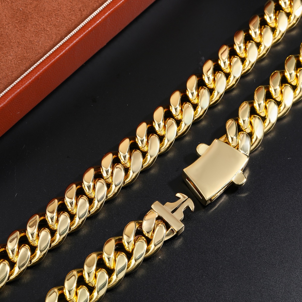 12 мм Майами кубинский браслет – обзор и цена Cuban Link Chain 12Mm