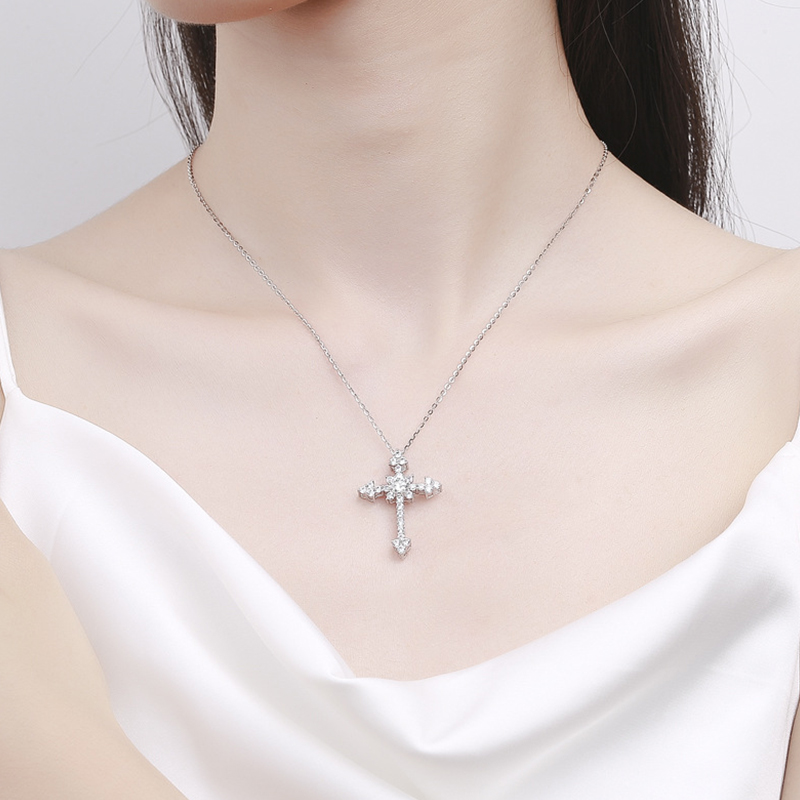 IOGOU 0,5/1 карат D VVS1 муасс – обзор и цена 925 Sterling Silver Chain Necklace Men