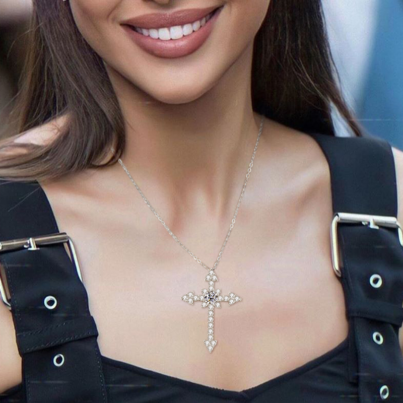 IOGOU 0,5/1 карат D VVS1 муасс – обзор и цена 925 Sterling Silver Chain Necklace Men