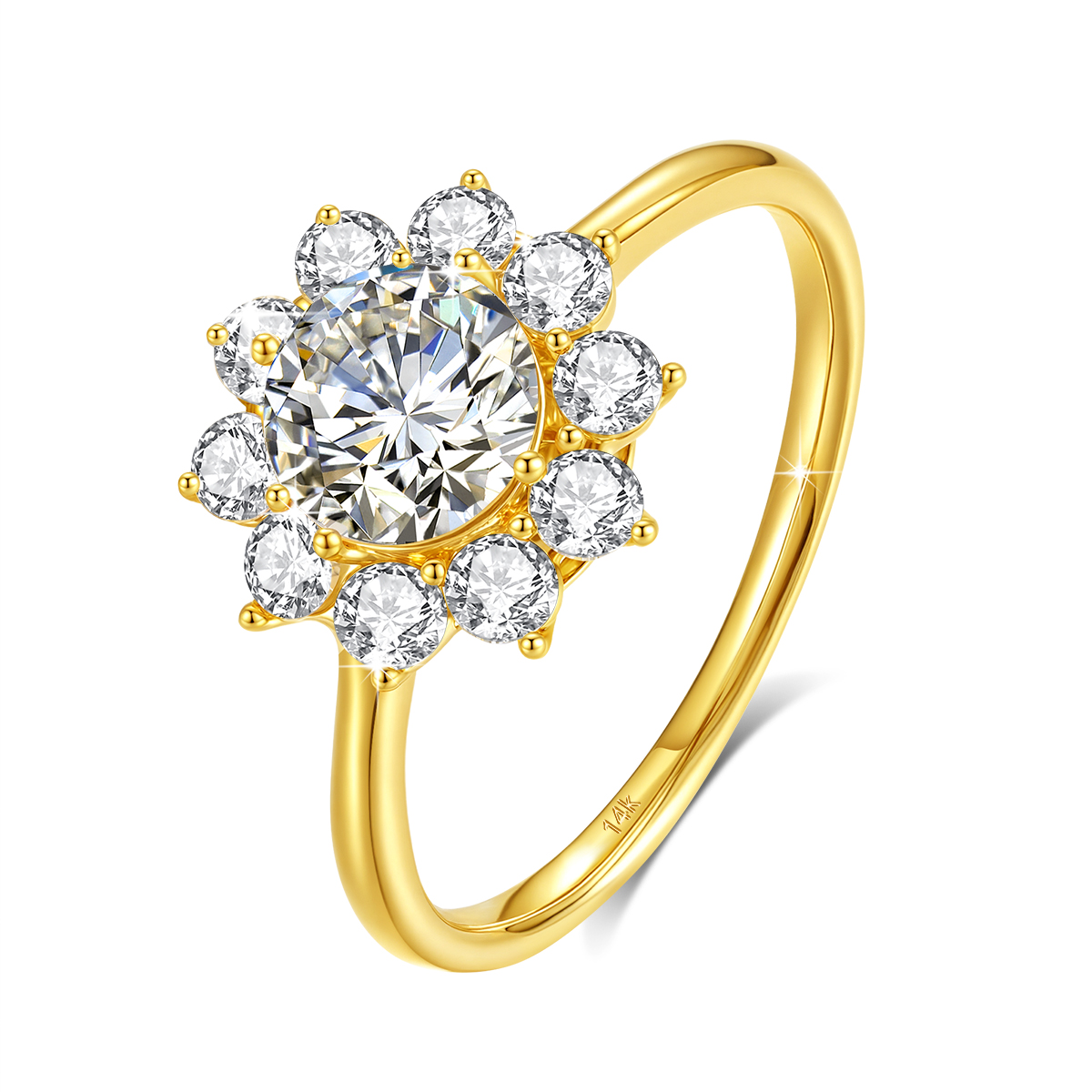 Кольцо Szjinao из 100% настоящ – обзор и цена Moissanite Engagement Ring 1 Carat