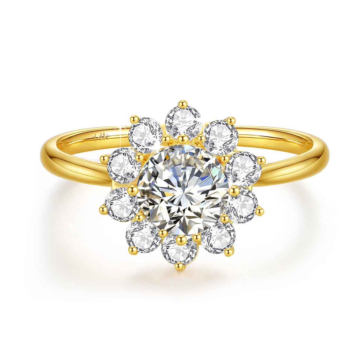 Кольцо Szjinao из 100% настоящ – обзор и цена Moissanite Engagement Ring 1 Carat