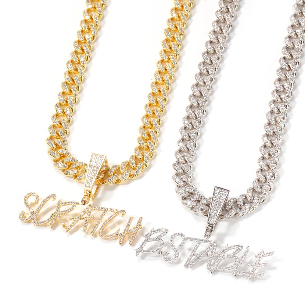 TBTK заказной кулон с надписью – обзор и цена Cuban Link Chain 12Mm