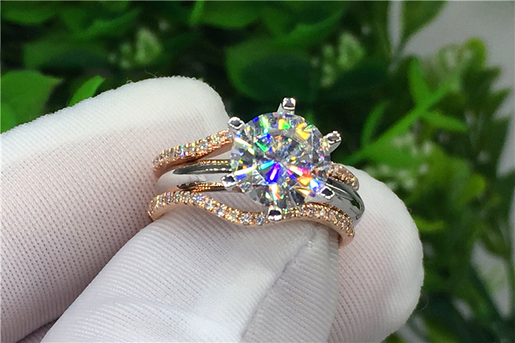 Женское свадебное обручальное  – обзор и цена Moissanite Engagement Ring 1 Carat