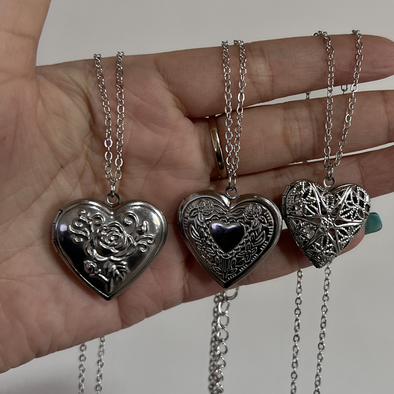 Сердце фоторамка кулон ожерель – обзор и цена Heart Locket Necklace Photo