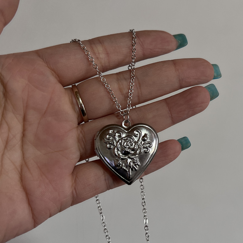 Сердце фоторамка кулон ожерель – обзор и цена Heart Locket Necklace Photo