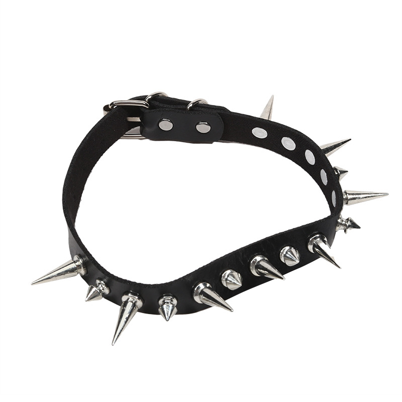 Длинный чокер в стиле панк с ш – обзор и цена Goth Punk Spike Choker