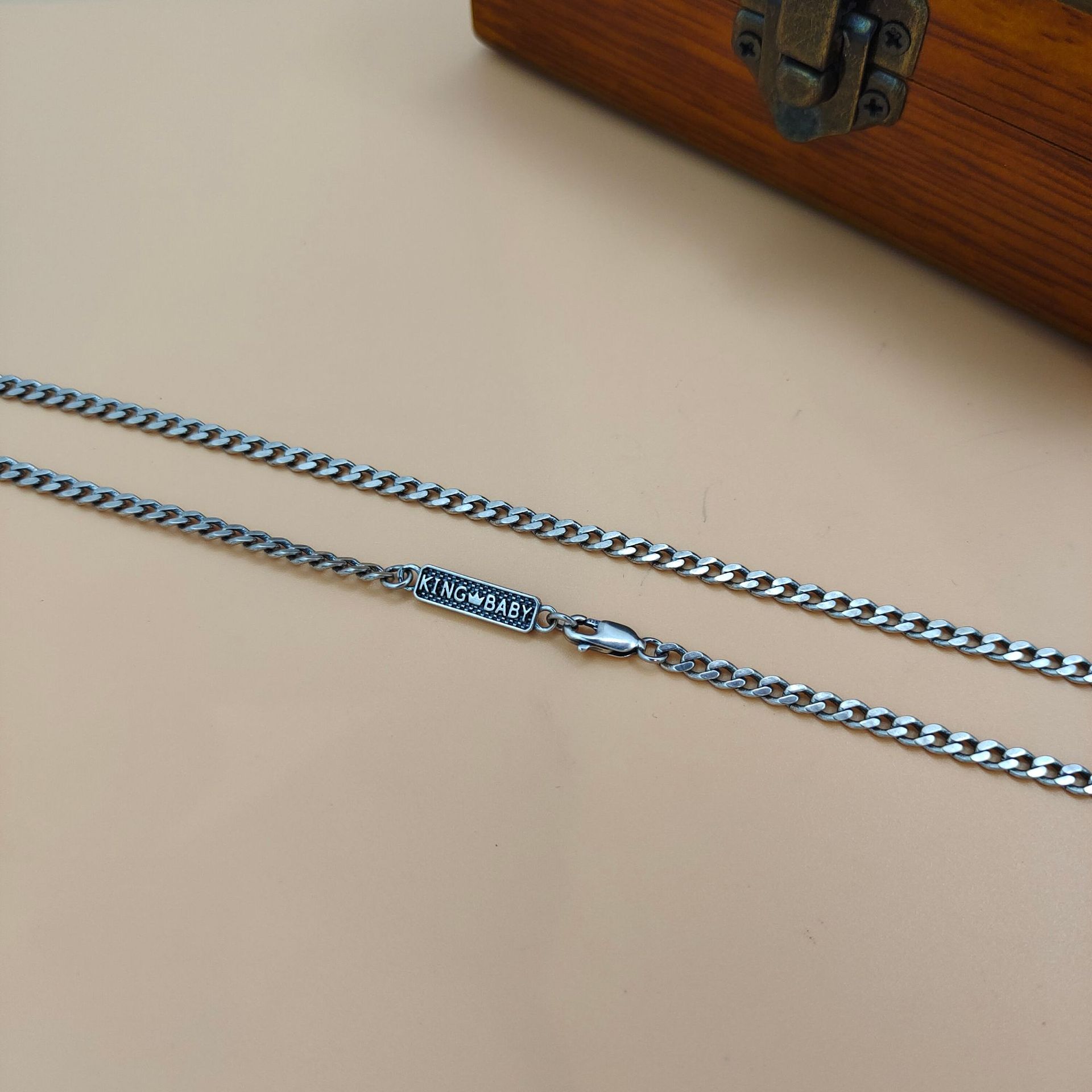 Модная цепочка-подвеска из сте – обзор и цена 925 Sterling Silver Chain Necklace Men