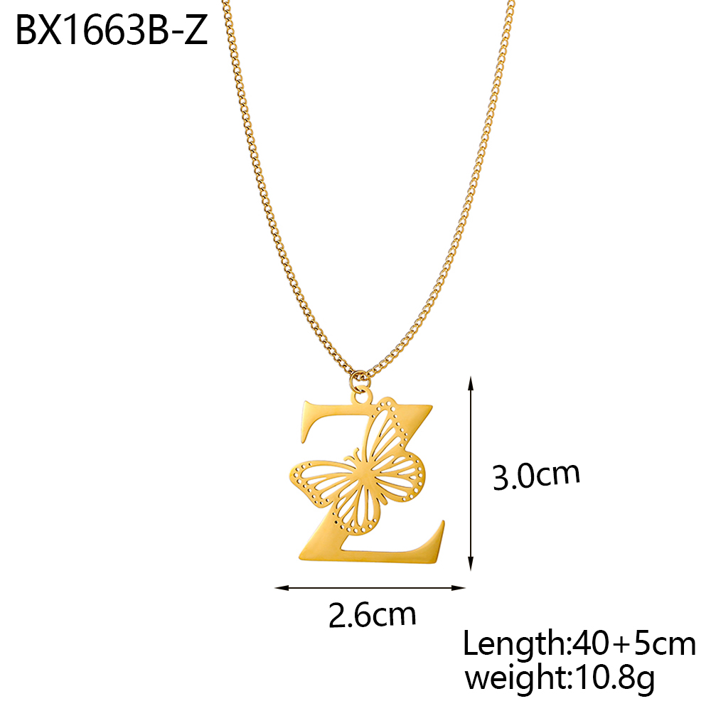 CARLIDANA изысканный 18-каратн – обзор и цена Initial Letter Necklace 18K Gold